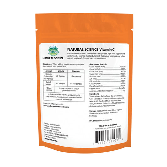 Oxbow Natural Science Vitamin C Support