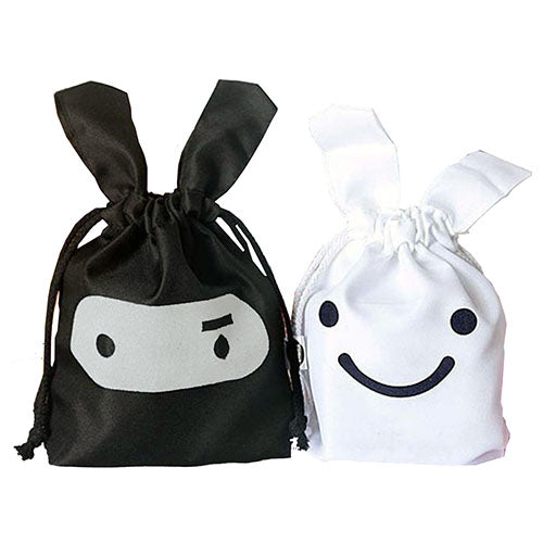 Bunny Ninja Drawstring Bags (Set of 2)
