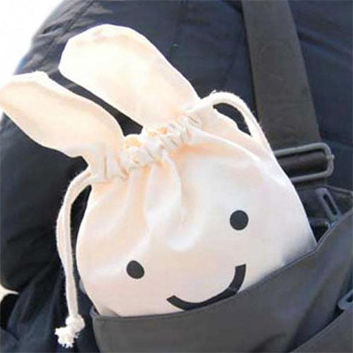 Bunny Ninja Drawstring Bags (Set of 2)
