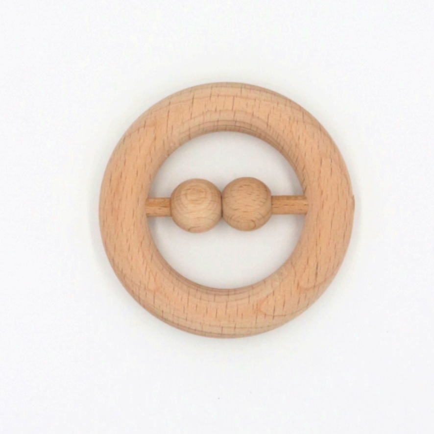 Wood Bead Rattle